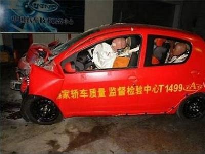 国产车碰撞测试实录：暴力测试视频揭秘汽车安全性能